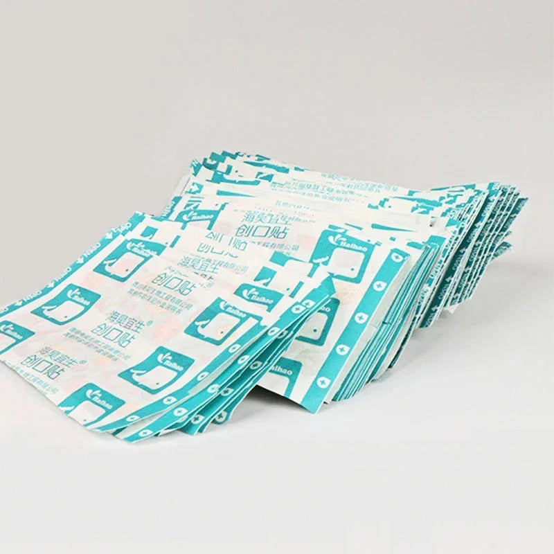 50/100pc Cartoon Animal Pattern Waterproof Hemostasis Kids Band Aid