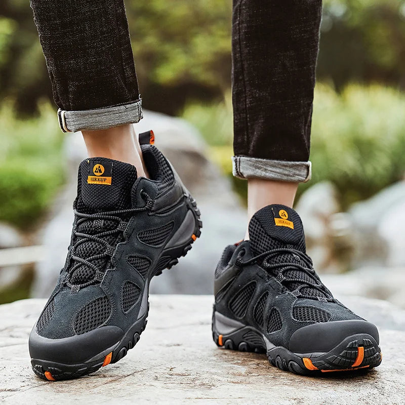 HIKEUP New Non-slip Wear Resistant Men‘s Outdoor Hiking Shoes