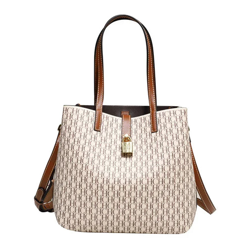 CH Premium Versatile Leather Crossbody Bag Ladies Large Capacity Daily