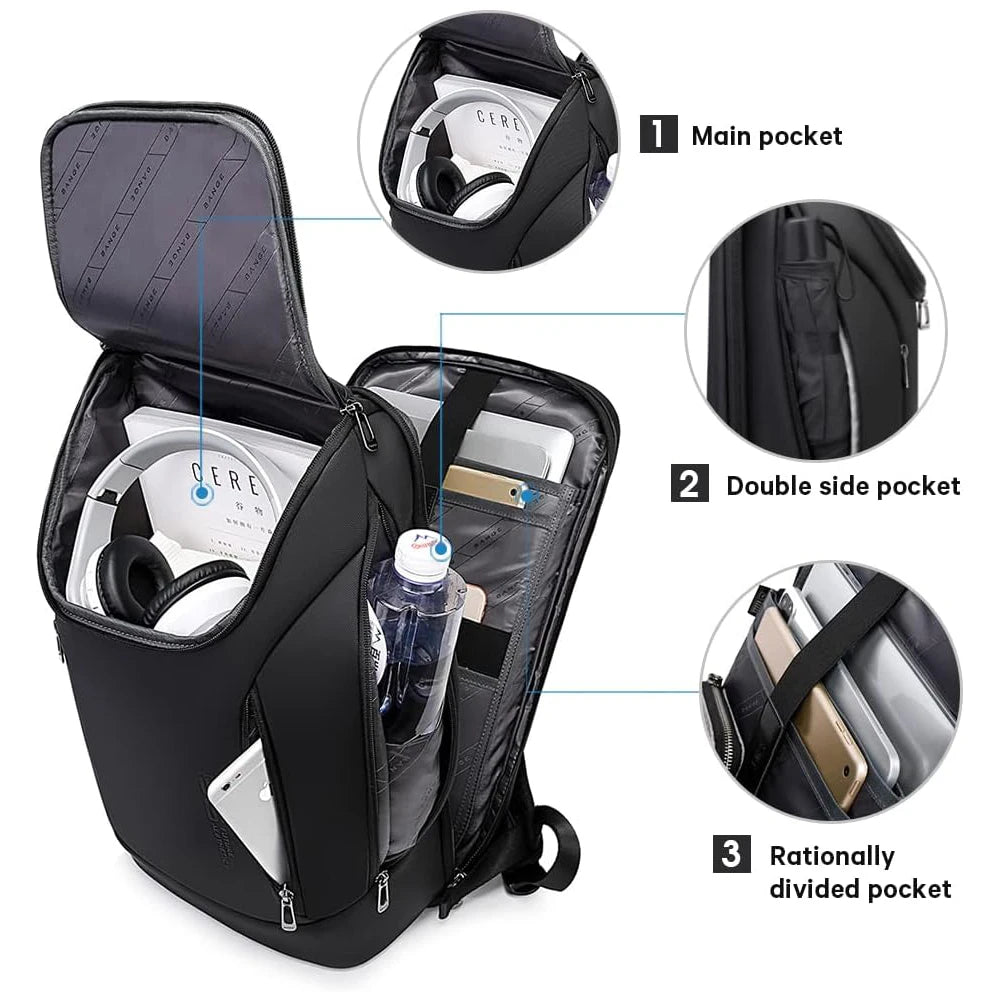 BANGE Business Backpacks Laptop 15.6 inch Multifunctional WaterProof