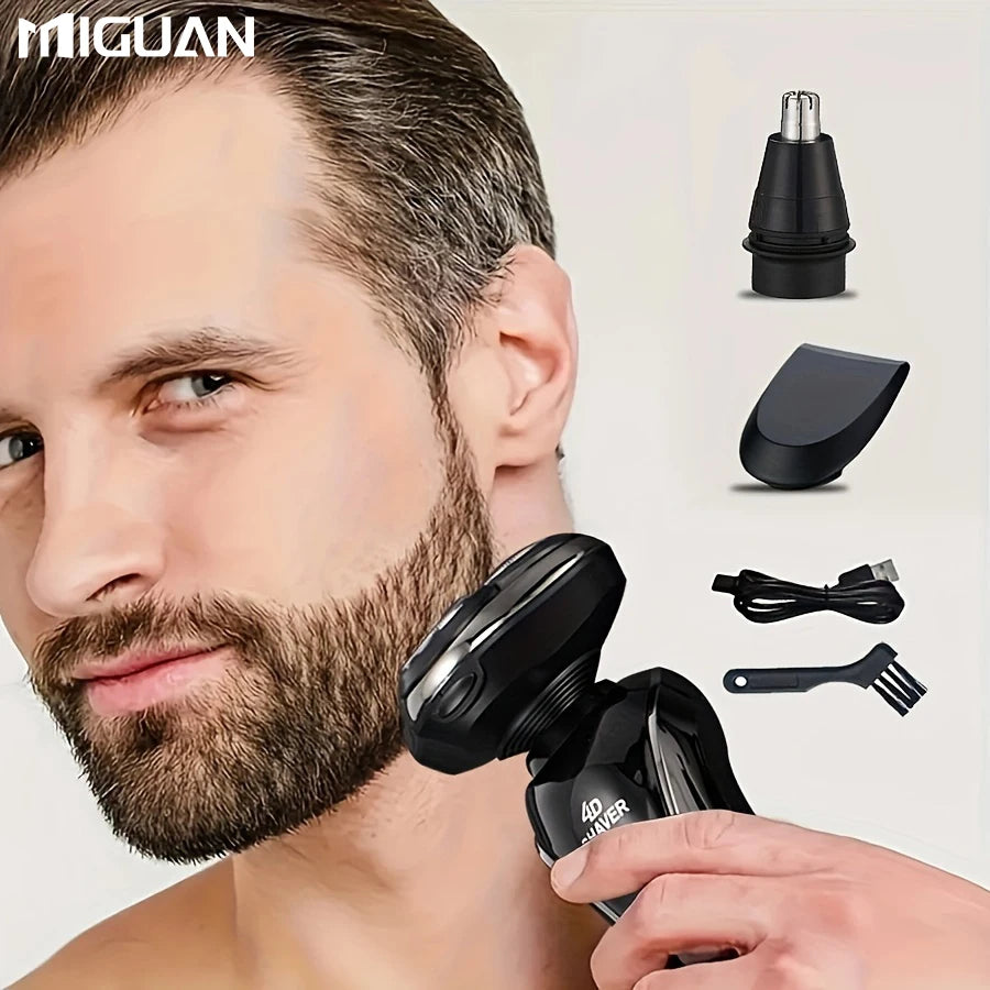Electric Razor For Men, 3 In 1 Electric Shaver Nose Hair Trimmer