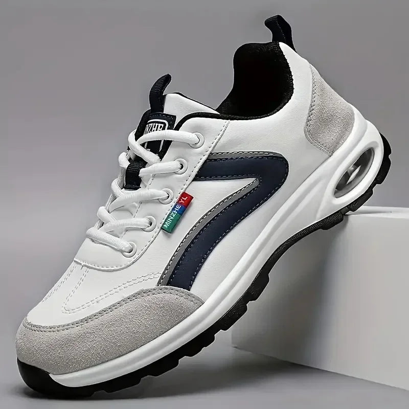 Trendy Men’s Indoor Height Increase Running Shoes Anti-Slip Rubber