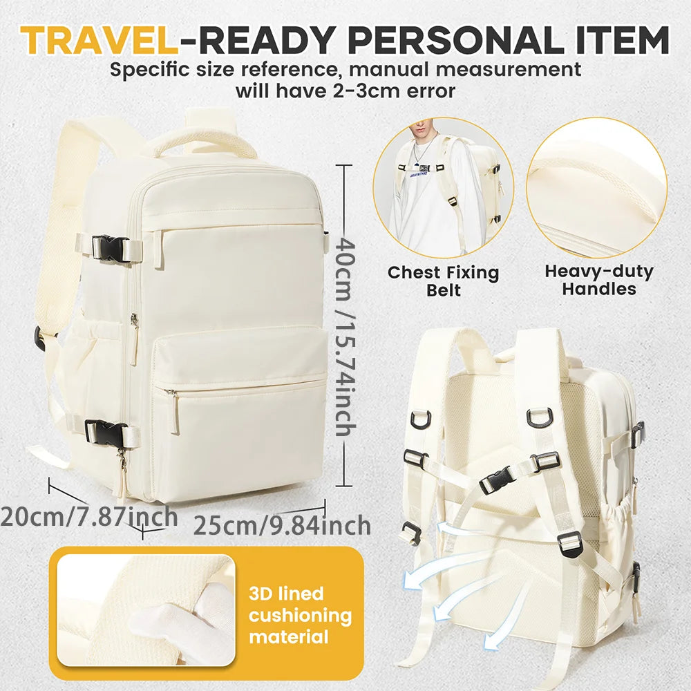 Ryanair Backpack Travel Cabin Airplane 40x20x25, Air Vacuum