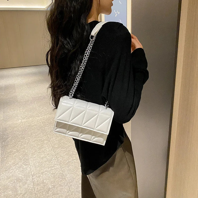 Designer Fashion Women Shoulder Bag Ladies PU Leather Handle Handbags