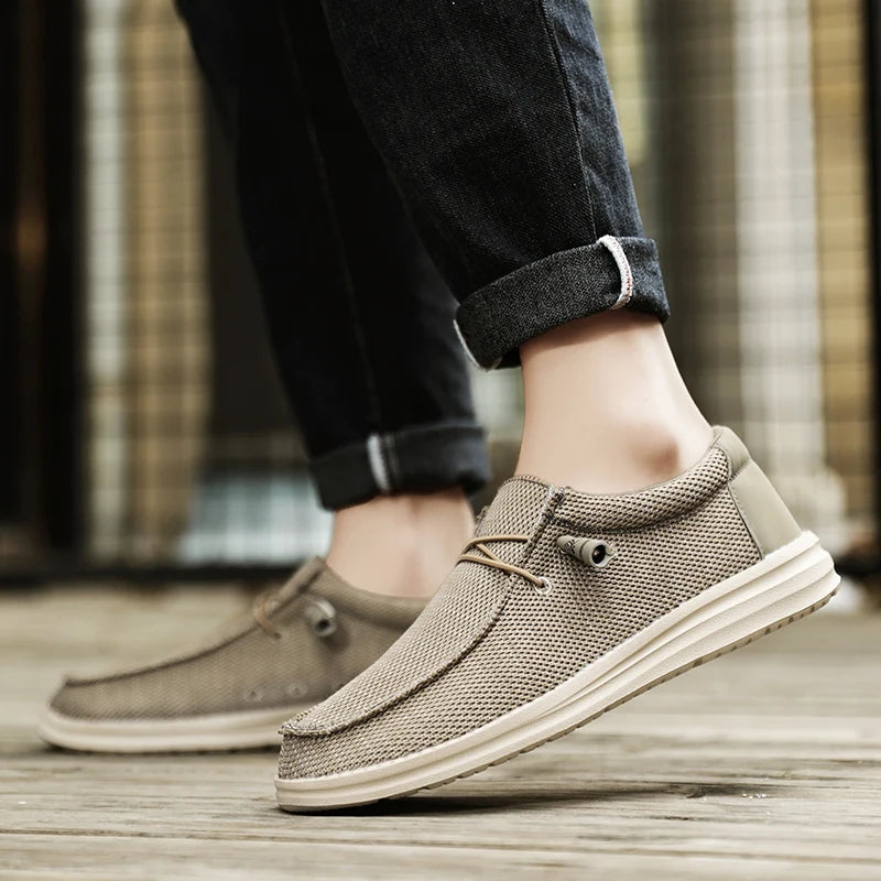 Summer Men’s Casual Shoes Breathable Mesh Sneakers Outdoor Lightweight