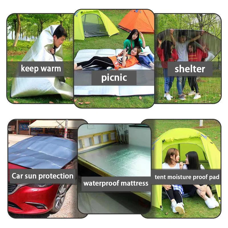 Aluminum Foil Moisture-proof Pad Outdoor Camping Waterproof Tent