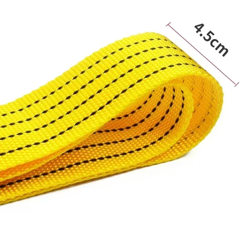 1 Pcs 4M Car Tow Cable Heavy Duty 5 Ton Trailer Rope Towing Pull Rope