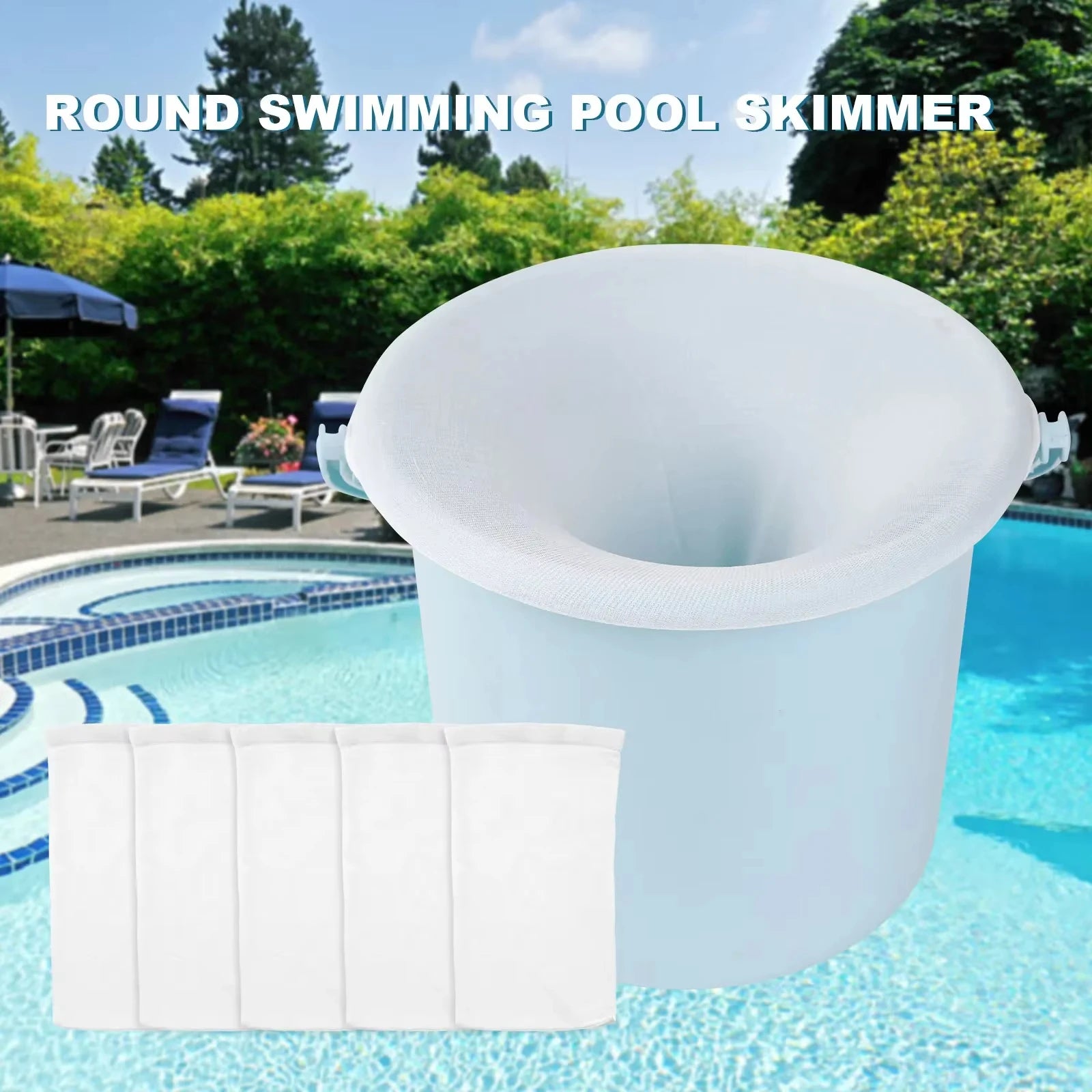5-50Pcs Pool Skimmer Socks Filter Storage Nylon Swimming Pool Filter