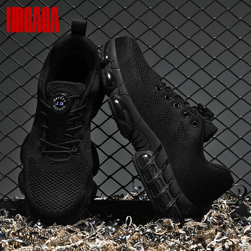 Men's Safety Work Boots Steel Toe Composite Toe Lightweight Slip