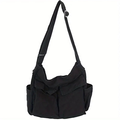 Women Vintage Handbag Canvas Teenager Shoulder Tote Bags Messenger