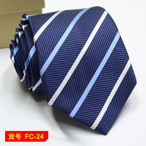 67 Styles Men's Ties Solid Color Stripe Flower Floral 7-8cm Jacquard
