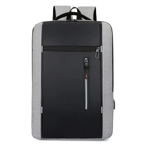 Men's Waterproof Oxford Laptop Backpack 15.6 Inch with USB Charging