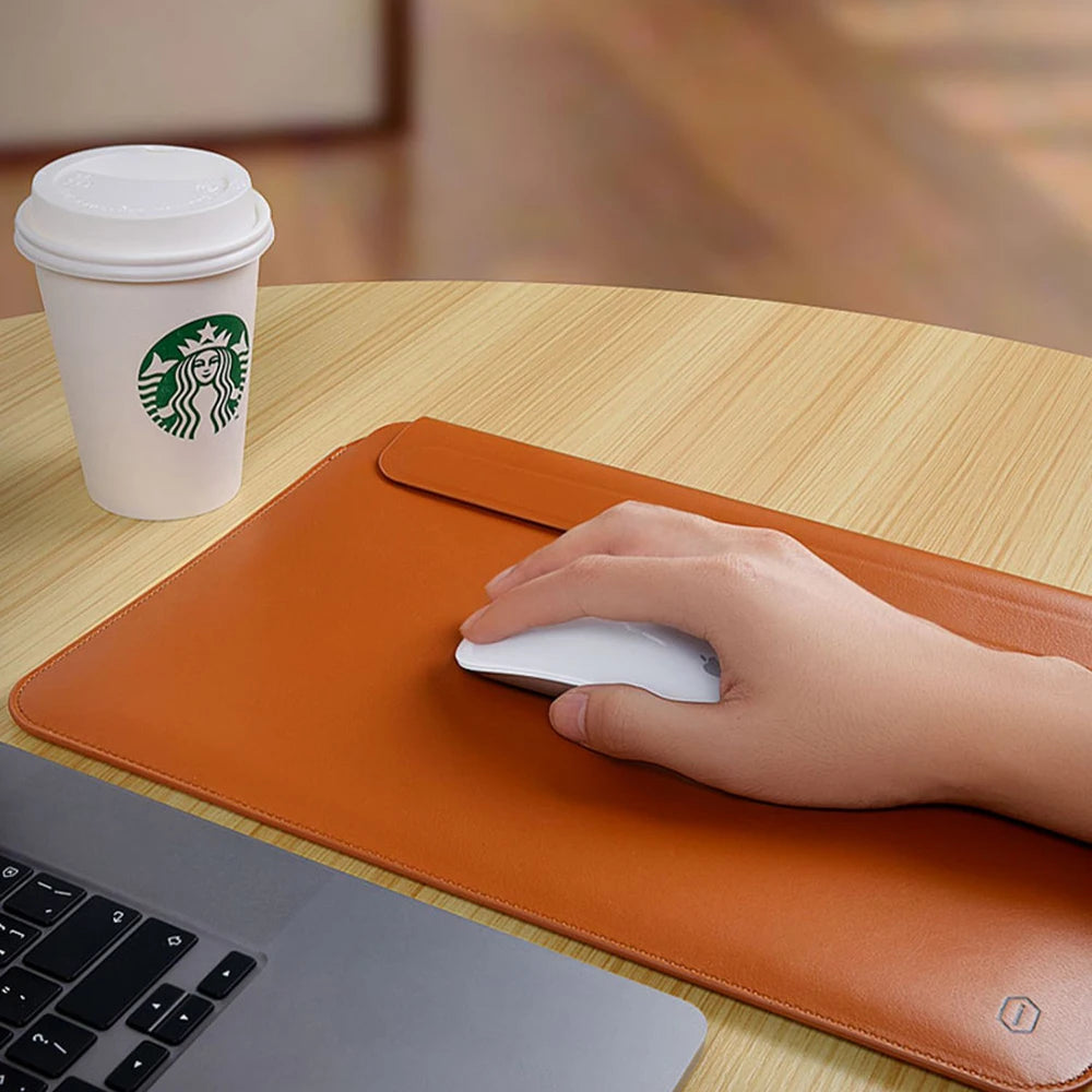 WiWU Laptop Sleeve Case for MacBook Air 13 M2 A2681 Ultra-thin Leather