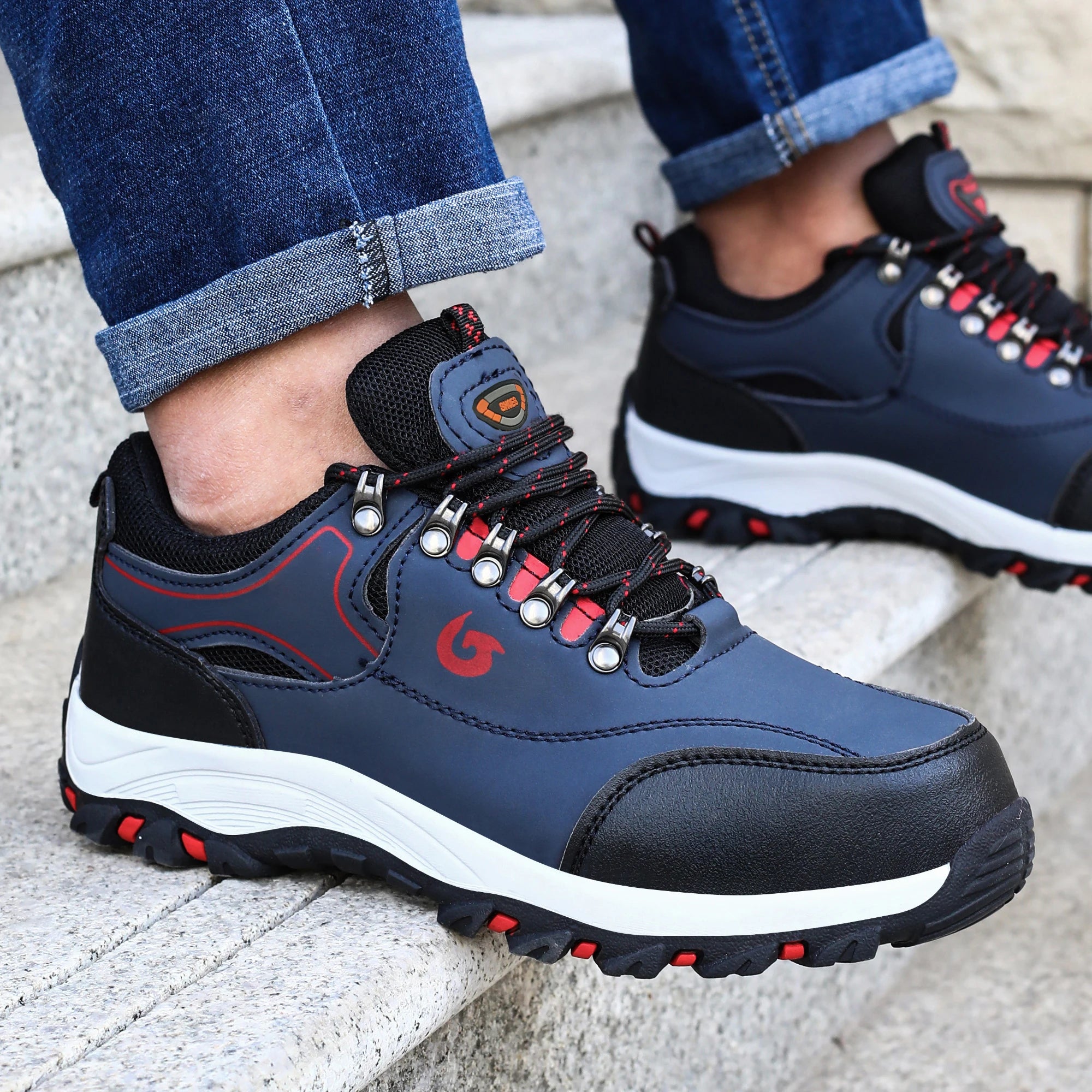 Steel Toe Cap Shoes For Men Work Boots Puncture-Proof Work Safety