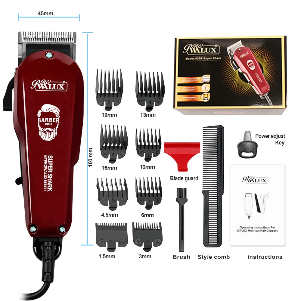 Adjustable Professional Corded Hair Clipper  Hair Trimmer For Men 10W