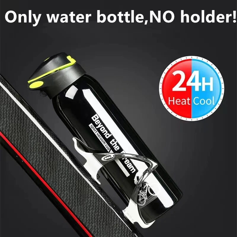 500ML Bicycle Water Bottle Vacuum Stainless Steel Cycling Water Bottle