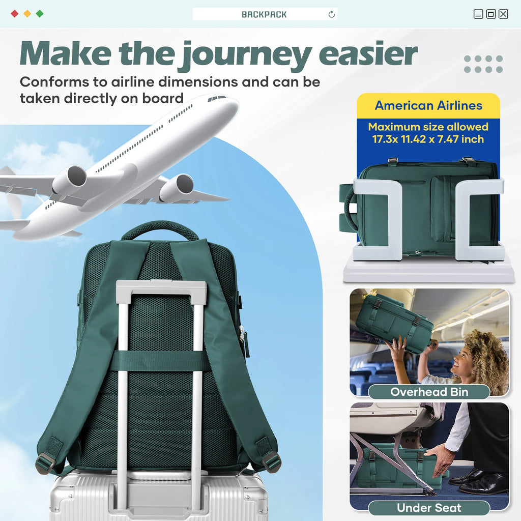Backpack 40x30x20 Airplane, Ryanair Cabin Hand Luggage Backpack,