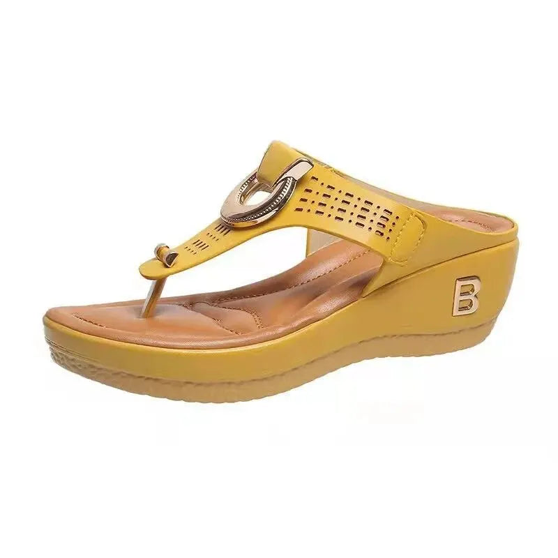 Summer Sandals Women 2024 Big Size Platform Wedges Sandals Slippers