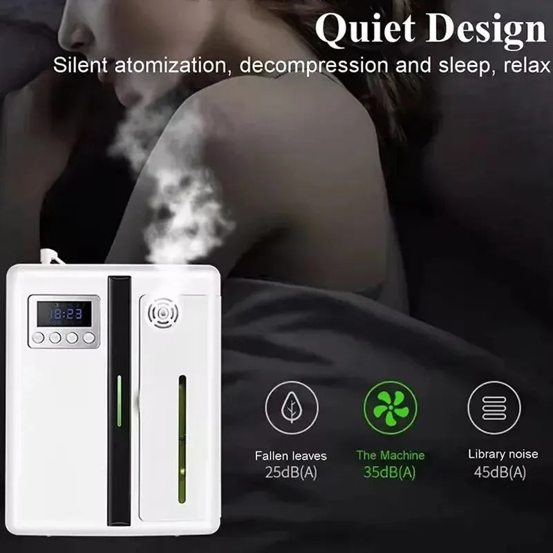 160ml Waterless Scent Diffuser Bluetooth Wall-Mounted Fragrance