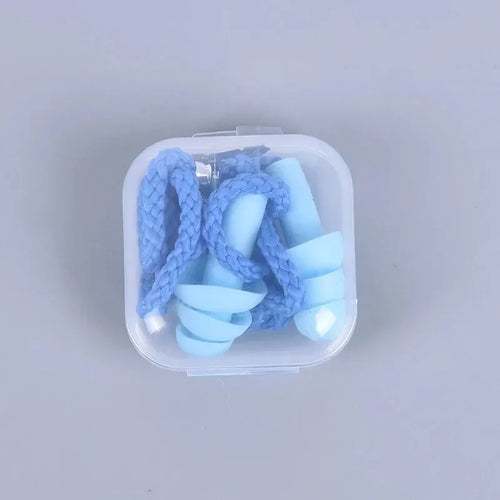 1 Pc Silicone Ear Plugs Sleep Earplugs Noise Reduction Swimming