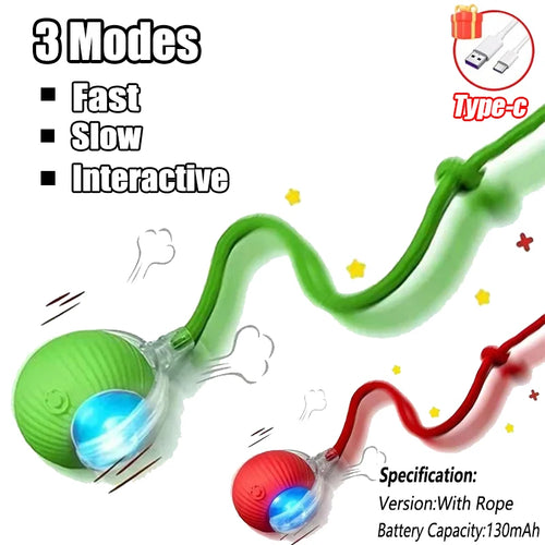 Cat Interactive Ball Training Self-moving Kitten Electric Cat Ball