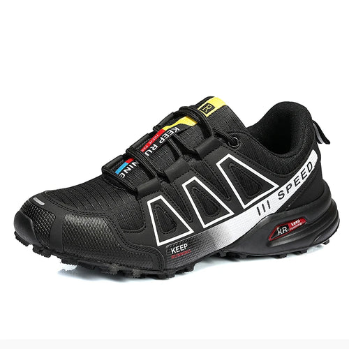 Men‘s Waterproof Hiking Shoes Outdoor Trainers Lace-up Climbing Shoes