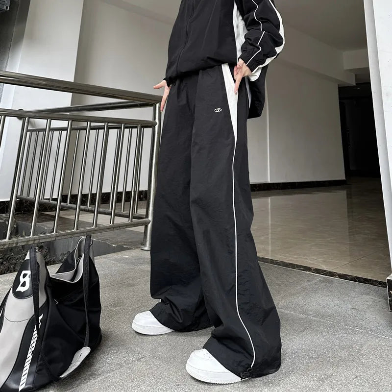 Women Casual Joggers Pants Fashion Streetwear Oversized Sports Wide