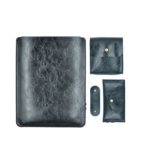 Combination Suit 14 Inch Laptop Bag Case PU Leather Sleeve For M1 M2