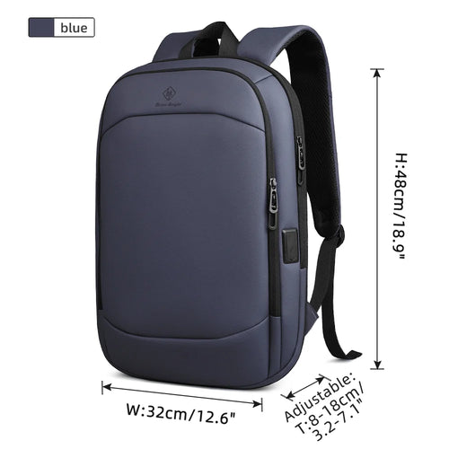 HcanKcan Men's Expandable Backpack Multifunction 17.3inch Laptop Bag