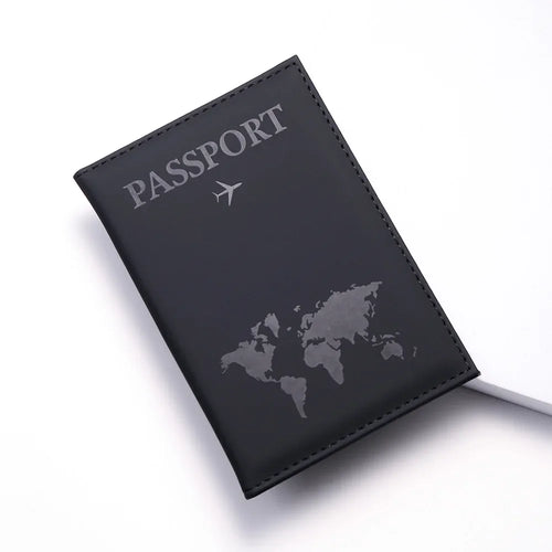 Women Fashion Pink Marble Pattern Travel Passport Cover Holder Bag
