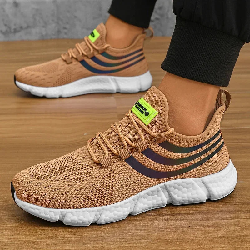 Men’s Sneakers Comfortable Breathable Platform Shoes Summer Man