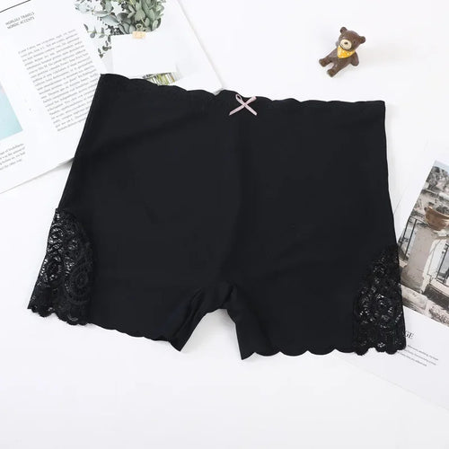 Sexy Lace Edge Soft Seamless Safety Short Pants Under Skirt Shorts