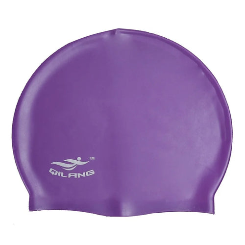 Waterproof Silicone Swim Caps Women Men High Elastic Flexible Protect