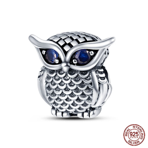 925 Sterling Silver Chameleon Luminous Firefly Butterfly Charms Beads