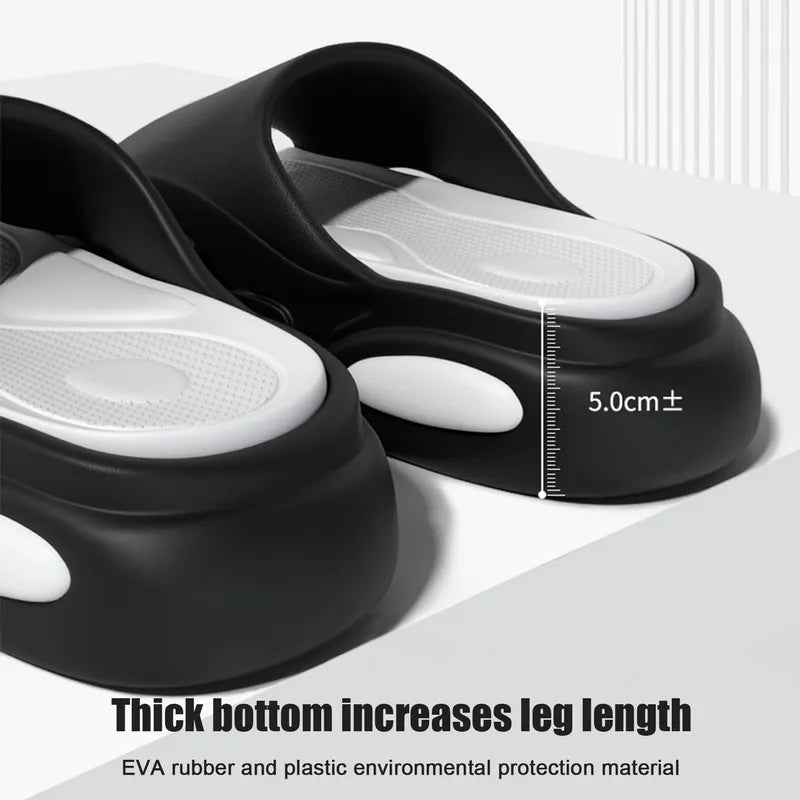Comwarm Platform Soft Eva Slippers Women Men Fashion Flip Flops Unisex