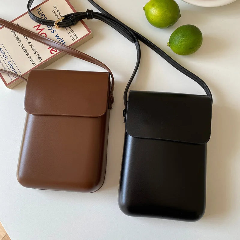 New Women Handbags Pu Leather Phone Purse Fashion Female Messenger Bag