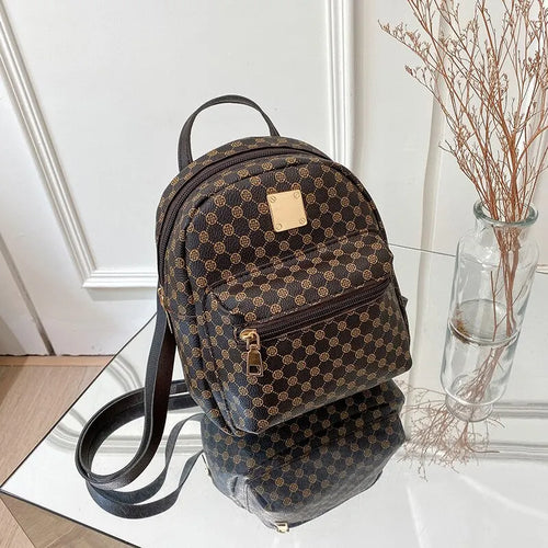 Classic Women Backpack Fashion School Bags Female Daily Shopping Girl