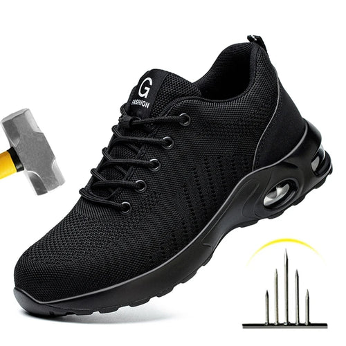 New Styles Men Safety Boots With Steel Toe Cap Anti-smash Work