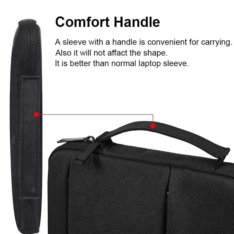 Multi-use Laptop Sleeve Bag With Handle for 11" 12" 13" 14" 15" 15.6"