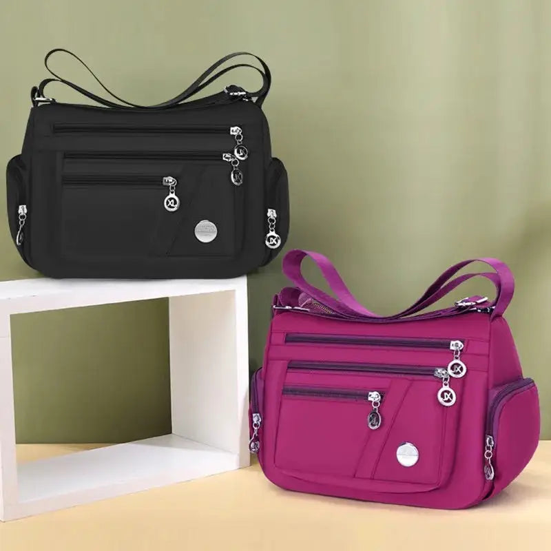 Women Nylon Waterproof Bag Messenger Bags For Lady Crossbody Large