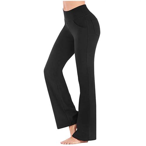 Elegant Women's Pants Palazzo Flared Wide Killer High Waist OL Ladies