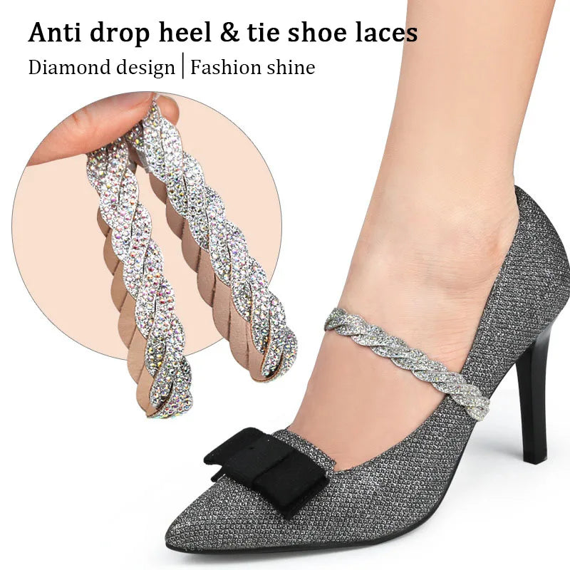 Women Shoelaces for High Heels Adjustable Ankle Shoe Belt Holding