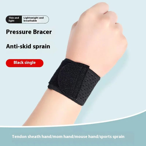 Sports wrist protector for women with twisted tendon sheath,