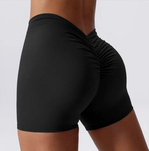 Women's Sexy Stretch Yoga Shorts With Hip Lifting And Abdominal