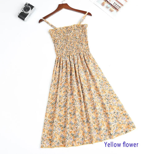 Summer Chiffon Camisole Sleeveless Dress Women Mini Dresses Fashion