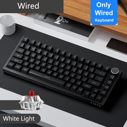 Ajazz AK820/AK820Pro gaming mechanical keyboard Bluetooth
