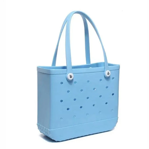 M/L/XL Beach Bag Fashion EVA Waterproof Rubber Picnic Storage Basket