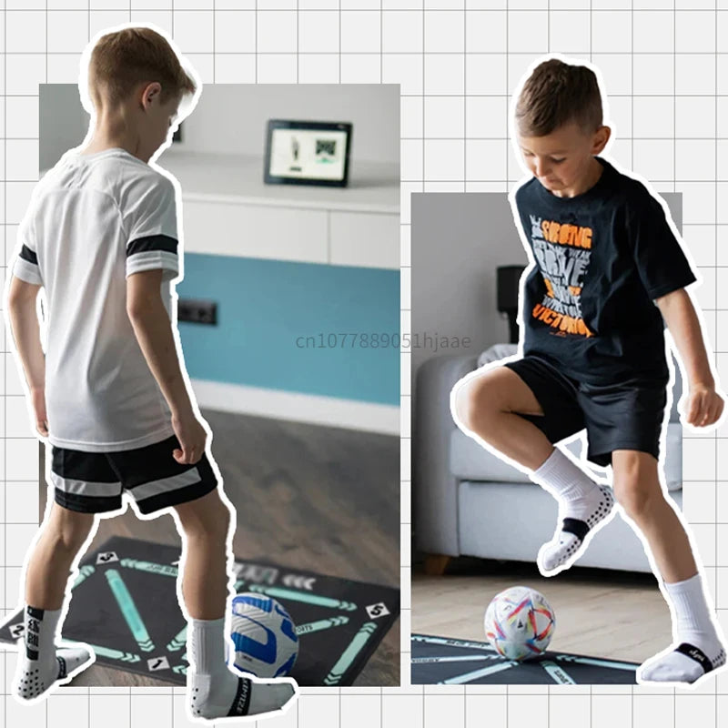 90cm Football Training Mat Durable Non Slip Foldable Kids Adults