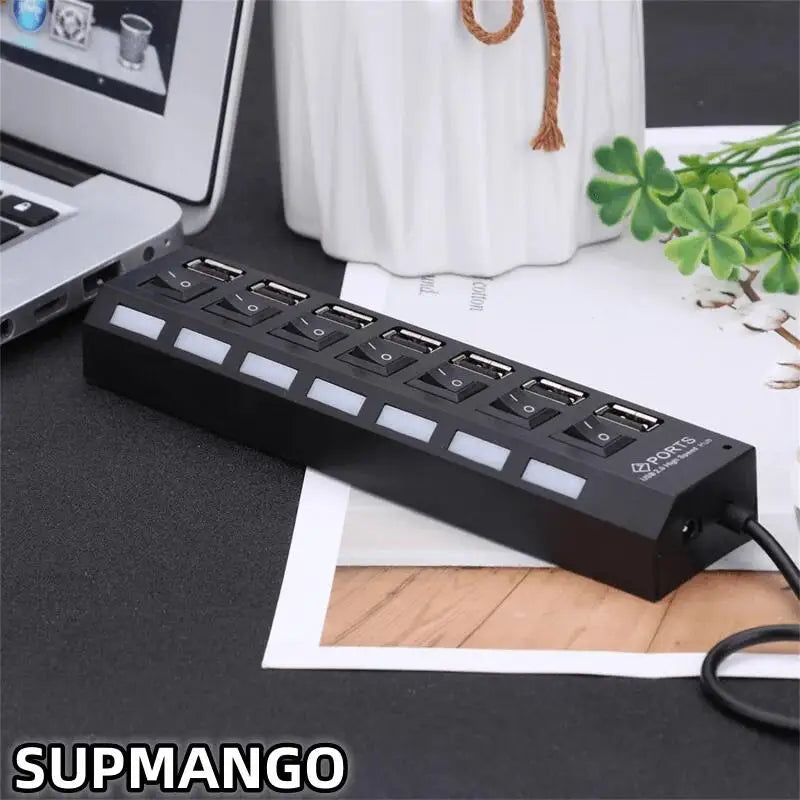 USB Hub Hub USB Adapter Multi Ports Use Power Adapter Extensor USB 2.0