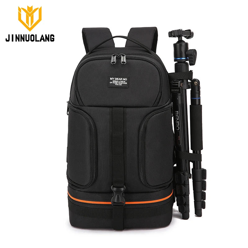 Large Capacity Outdoor DSLR Camera Backpack Waterproof Oxford Cloth